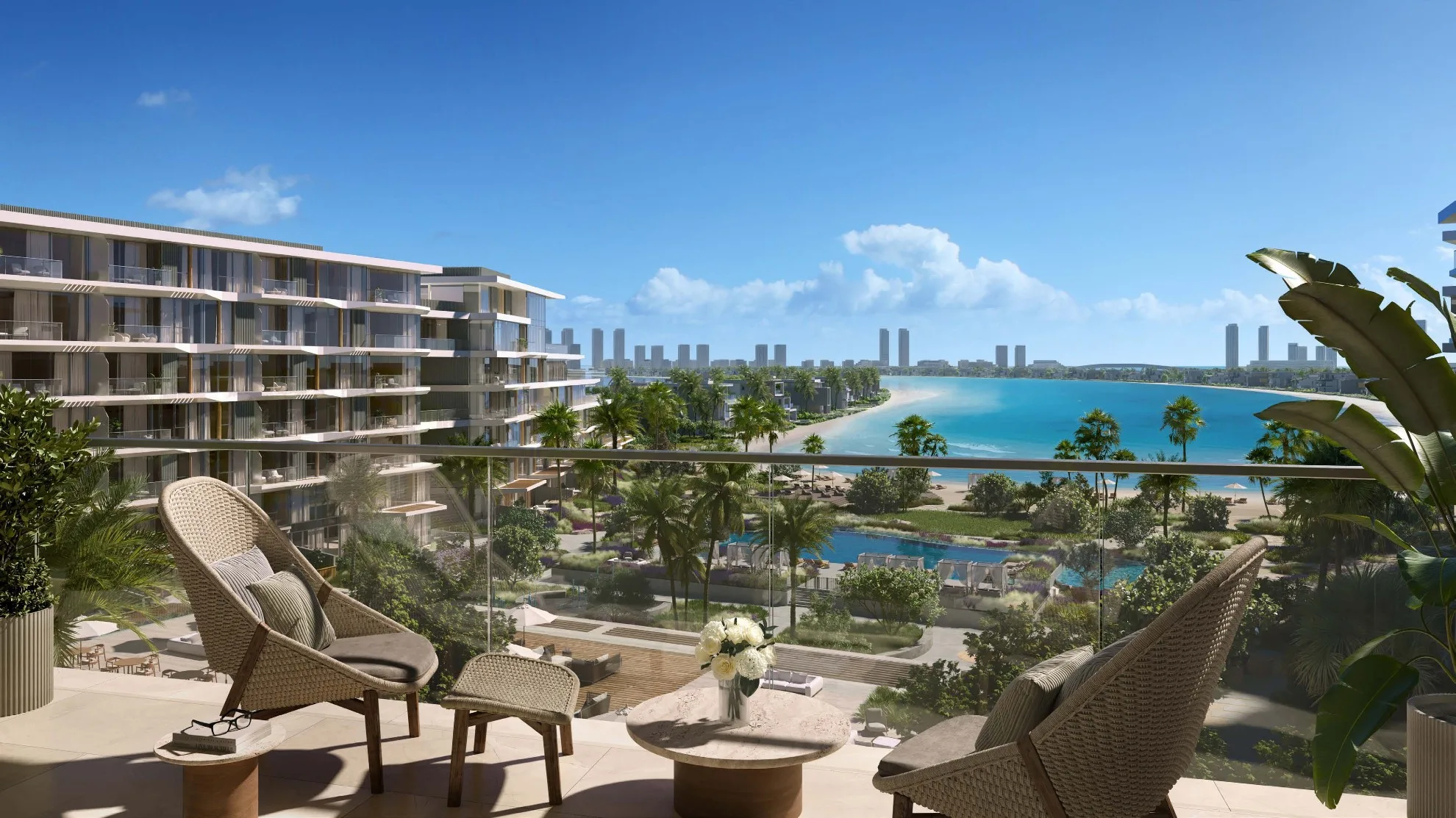 Lunaya Terraces with layered balconies and integrated planting